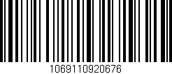 Código de barras (EAN, GTIN, SKU, ISBN): '1069110920676'