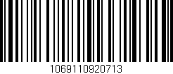 Código de barras (EAN, GTIN, SKU, ISBN): '1069110920713'