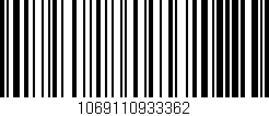 Código de barras (EAN, GTIN, SKU, ISBN): '1069110933362'