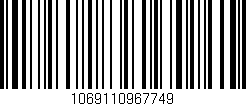 Código de barras (EAN, GTIN, SKU, ISBN): '1069110967749'