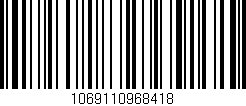 Código de barras (EAN, GTIN, SKU, ISBN): '1069110968418'