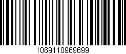 Código de barras (EAN, GTIN, SKU, ISBN): '1069110969699'