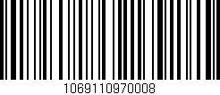 Código de barras (EAN, GTIN, SKU, ISBN): '1069110970008'
