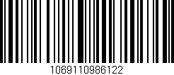 Código de barras (EAN, GTIN, SKU, ISBN): '1069110986122'