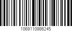 Código de barras (EAN, GTIN, SKU, ISBN): '1069110986245'
