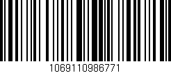 Código de barras (EAN, GTIN, SKU, ISBN): '1069110986771'