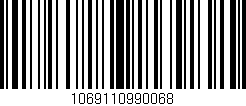 Código de barras (EAN, GTIN, SKU, ISBN): '1069110990068'