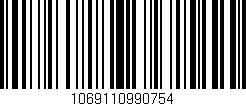 Código de barras (EAN, GTIN, SKU, ISBN): '1069110990754'