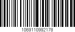 Código de barras (EAN, GTIN, SKU, ISBN): '1069110992178'