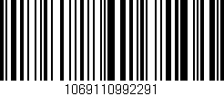 Código de barras (EAN, GTIN, SKU, ISBN): '1069110992291'