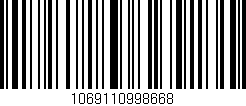 Código de barras (EAN, GTIN, SKU, ISBN): '1069110998668'
