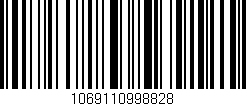 Código de barras (EAN, GTIN, SKU, ISBN): '1069110998828'