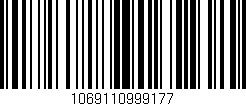 Código de barras (EAN, GTIN, SKU, ISBN): '1069110999177'