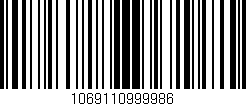 Código de barras (EAN, GTIN, SKU, ISBN): '1069110999986'