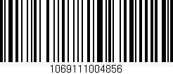 Código de barras (EAN, GTIN, SKU, ISBN): '1069111004856'