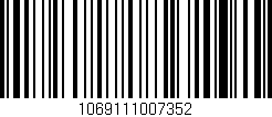 Código de barras (EAN, GTIN, SKU, ISBN): '1069111007352'