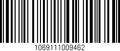 Código de barras (EAN, GTIN, SKU, ISBN): '1069111009462'