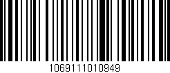 Código de barras (EAN, GTIN, SKU, ISBN): '1069111010949'