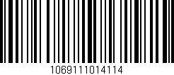 Código de barras (EAN, GTIN, SKU, ISBN): '1069111014114'