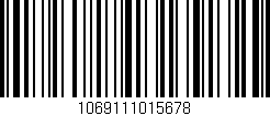 Código de barras (EAN, GTIN, SKU, ISBN): '1069111015678'