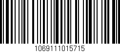 Código de barras (EAN, GTIN, SKU, ISBN): '1069111015715'