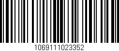 Código de barras (EAN, GTIN, SKU, ISBN): '1069111023352'