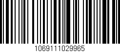 Código de barras (EAN, GTIN, SKU, ISBN): '1069111029965'