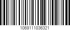 Código de barras (EAN, GTIN, SKU, ISBN): '1069111036321'
