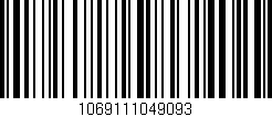 Código de barras (EAN, GTIN, SKU, ISBN): '1069111049093'