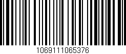 Código de barras (EAN, GTIN, SKU, ISBN): '1069111065376'