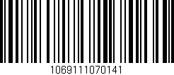 Código de barras (EAN, GTIN, SKU, ISBN): '1069111070141'