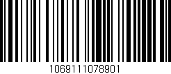 Código de barras (EAN, GTIN, SKU, ISBN): '1069111078901'
