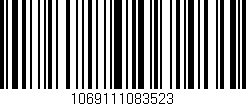 Código de barras (EAN, GTIN, SKU, ISBN): '1069111083523'