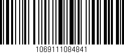 Código de barras (EAN, GTIN, SKU, ISBN): '1069111084841'