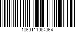 Código de barras (EAN, GTIN, SKU, ISBN): '1069111084964'