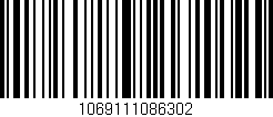 Código de barras (EAN, GTIN, SKU, ISBN): '1069111086302'