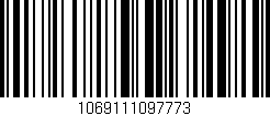 Código de barras (EAN, GTIN, SKU, ISBN): '1069111097773'
