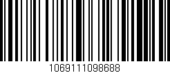 Código de barras (EAN, GTIN, SKU, ISBN): '1069111098688'