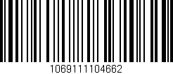 Código de barras (EAN, GTIN, SKU, ISBN): '1069111104662'