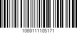 Código de barras (EAN, GTIN, SKU, ISBN): '1069111105171'