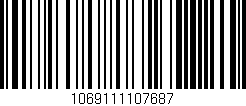 Código de barras (EAN, GTIN, SKU, ISBN): '1069111107687'