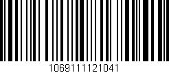 Código de barras (EAN, GTIN, SKU, ISBN): '1069111121041'