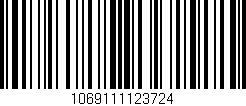 Código de barras (EAN, GTIN, SKU, ISBN): '1069111123724'