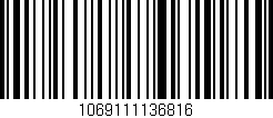 Código de barras (EAN, GTIN, SKU, ISBN): '1069111136816'