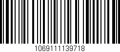 Código de barras (EAN, GTIN, SKU, ISBN): '1069111139718'