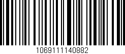 Código de barras (EAN, GTIN, SKU, ISBN): '1069111140882'