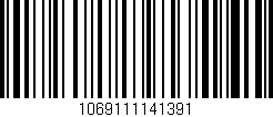 Código de barras (EAN, GTIN, SKU, ISBN): '1069111141391'