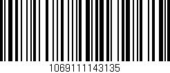 Código de barras (EAN, GTIN, SKU, ISBN): '1069111143135'