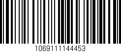 Código de barras (EAN, GTIN, SKU, ISBN): '1069111144453'