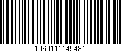Código de barras (EAN, GTIN, SKU, ISBN): '1069111145481'